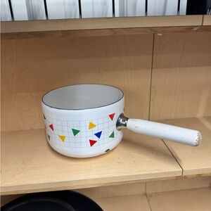 Colorful 90’s Geometric Patterned Saucepan